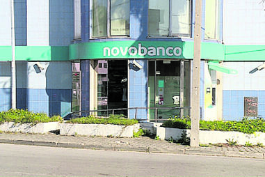 O banco assaltado no Seixal