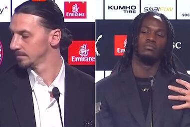 Ibrahimovic corrige postura de reforço do AC Milan em conferência de imprensa