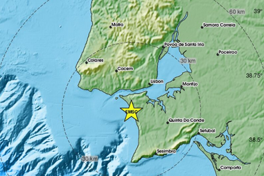 Sismo sentido na Grande Lisboa
