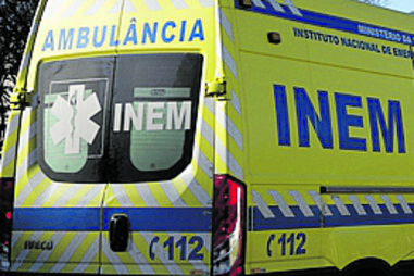 Vítima foi socorrida pelos Bombeiros de Amarante e equipas médicas do INEM