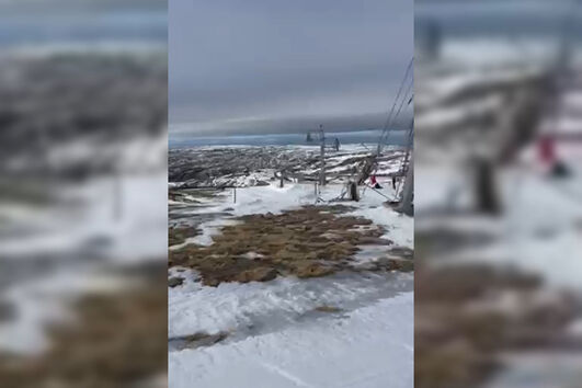 Problemas na telecadeia na Serra da Estrela