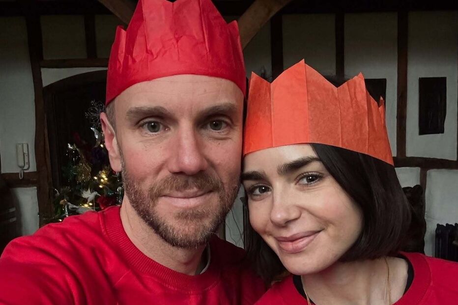 Lily Collins e Charles Malcolm McDowell