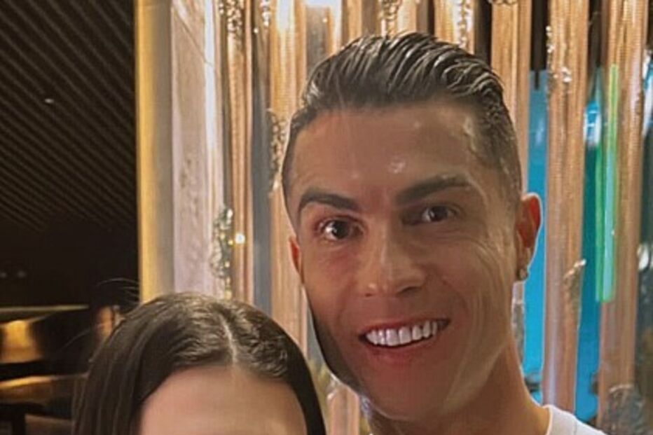 CR7 com a sobrinha Alícia