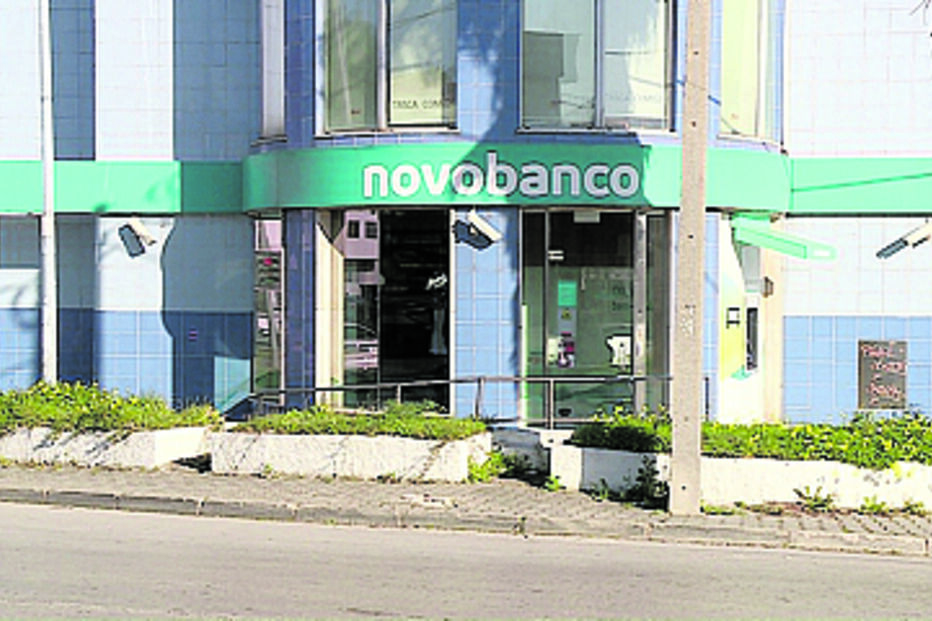 O banco assaltado no Seixal