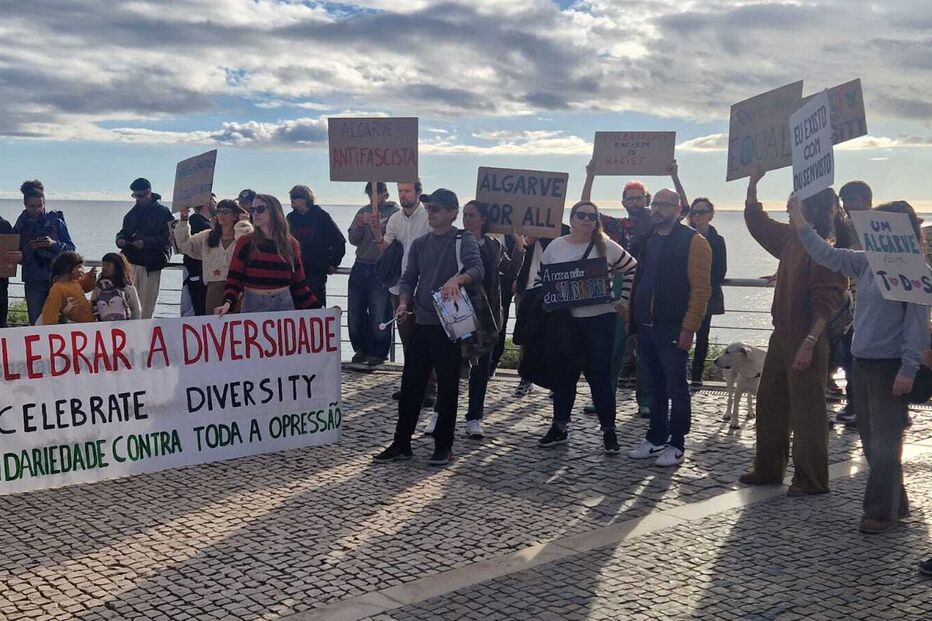 Manifestação contra a discriminação 