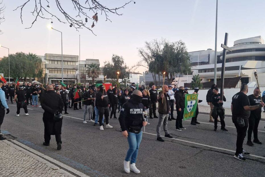 Manifestação anti-imigração