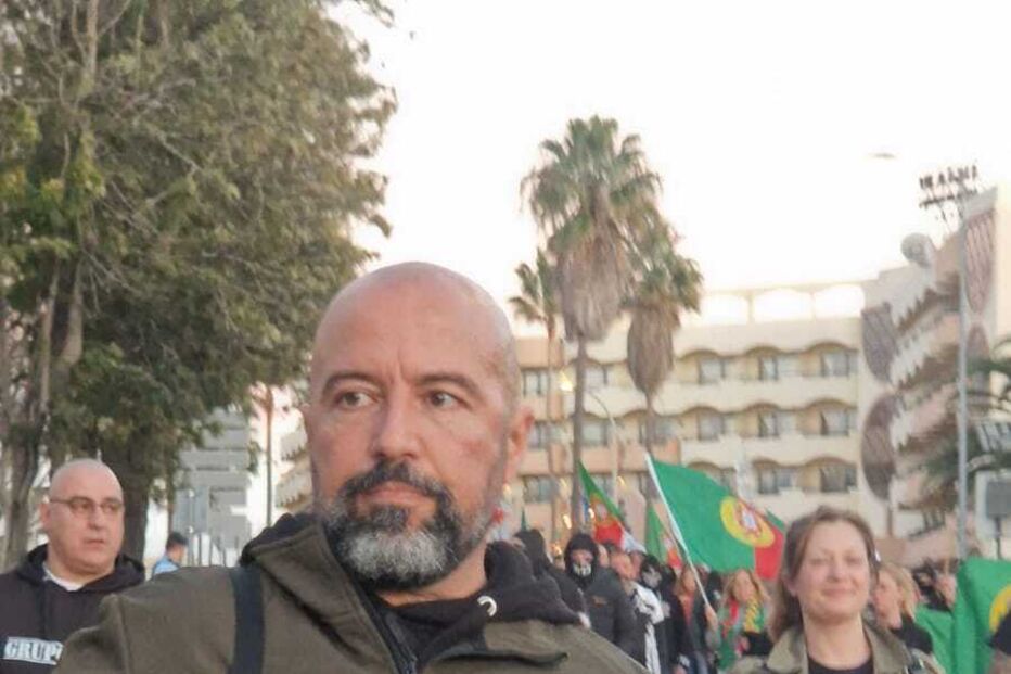 Mário Machado na Manifestação anti-imigração