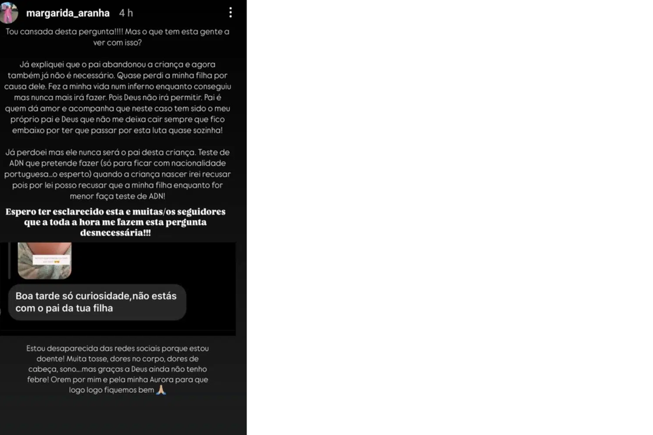 Ex-concorrente de reality-show grávida e abandonada pelo companheiro