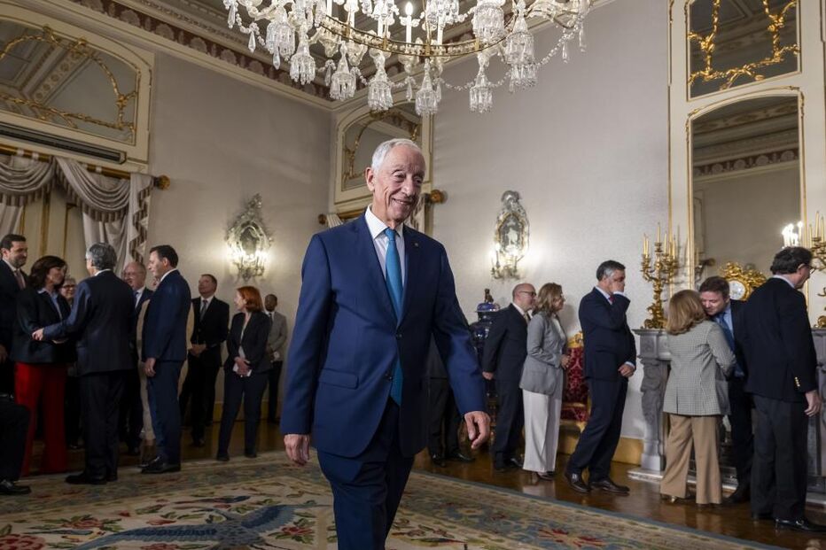 Marcelo Rebelo de Sousa na tomada de posse dos seis novos secretários de Estado