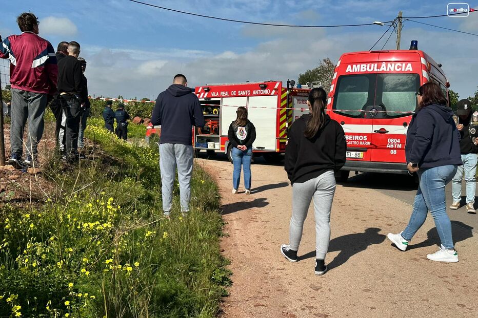 Colisão em Altura mobiliza helicóptero