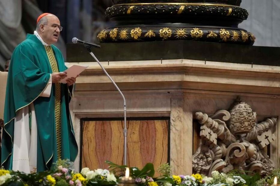 Tolentino de Mendonça substitui Papa em missa na Basílica de São Pedro