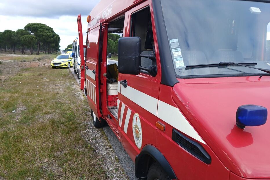 Despiste provoca dois feridos no IC1 em Alcácer do Sal
