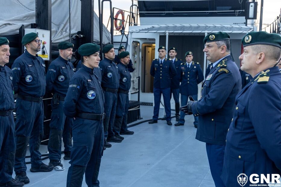 GNR envia lancha 'Bojador' com 13 militares para missão da Frontex em Espanha