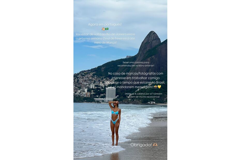 Luisinha Oliveira oferece-se para trabalhar