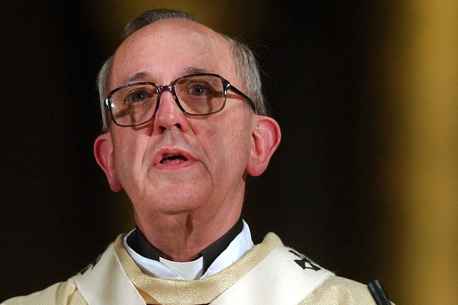 Cardeal argentino Jorge Mario Bergoglio em 2005