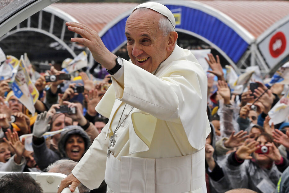 Papa Francisco na JMJ no Brasil, em 2013