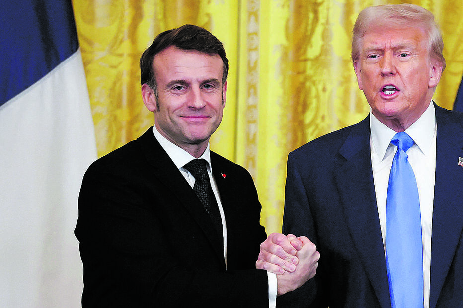 Macron e Trump  saudaram “passos decisivos” para a paz na Ucrânia