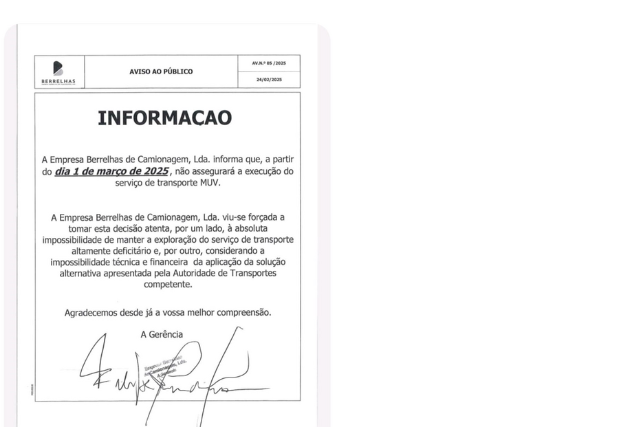 Viseu fica sem transportes a partir do dia 1 de março