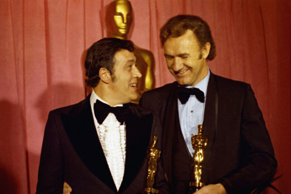 Philip D'Antoni e Gene Hackman ganham óscares em 1971