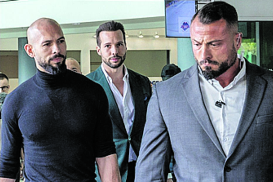 Andrew e Tristan Tate foram detidos por crimes de violação