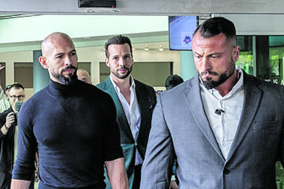 Andrew e Tristan Tate foram detidos por crimes de violação