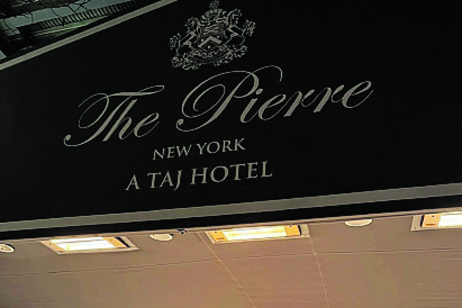 Jantar aconteceu num hotel de luxo 