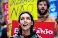 Manifestação no Porto