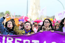 Protesto em Lisboa