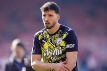 O jogador português Rúben Dias