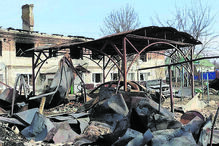 Destruição após ataque