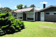 A casa onde vivia a antiga estrela do futebol