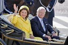 Rainha Sílvia e Carlos Gustavo