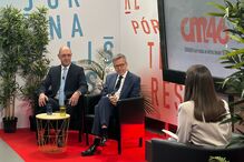 Carlos Moedas, presidente da Câmara Municipal de Lisboa, e Manuel Pizarro, candidato à Câmara Municipal do Porto
