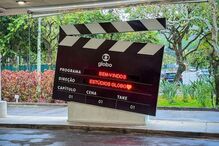 Ângelo Rodrigues grava na Globo