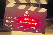 Ator está a gravar novela nos estúdios da TV Globo