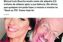 Goucha é uma das figuras públicas usadas pelos burlões 