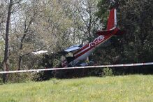 Avioneta que caiu em Coimbra