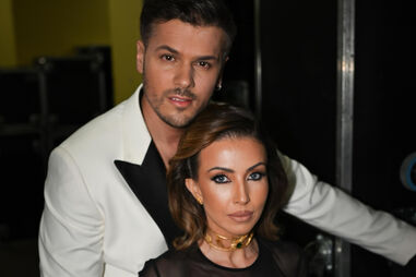 Mickael com a mulher, Laura Figueiredo