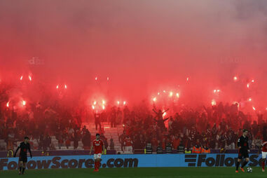 Uso de pirotecnia domina os incidentes