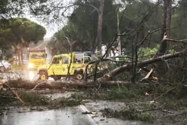 "Mini-tornado" afetou a zona das Duas Sentinelas e Boliqueime