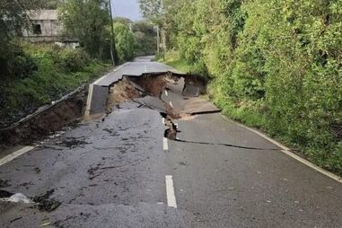 Estrada abate em Mafra devido ao mau tempo