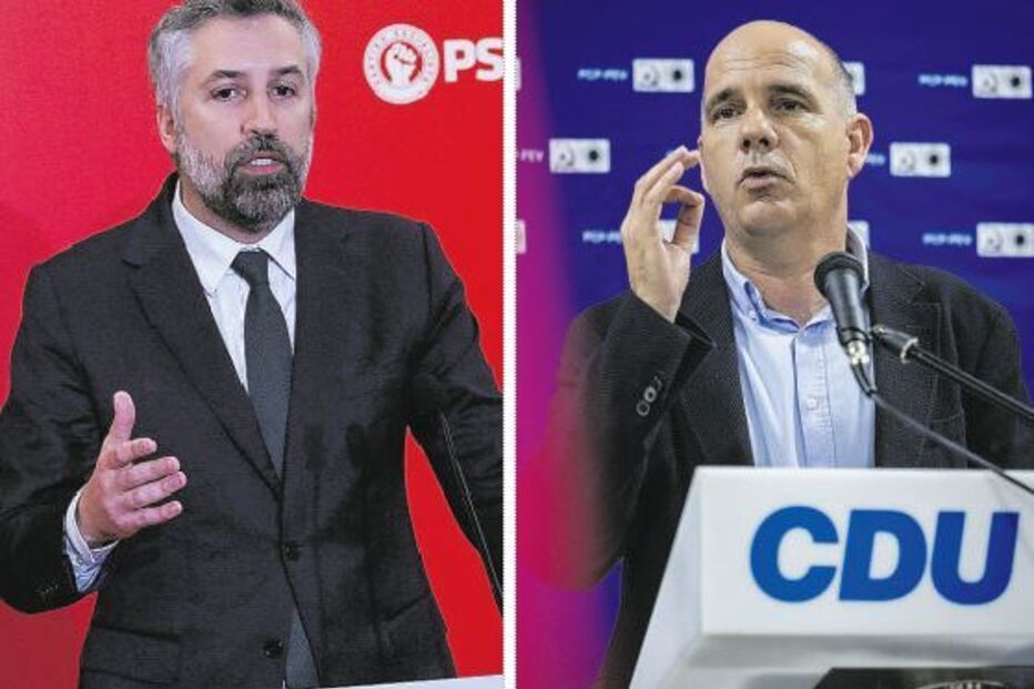 Pedro Nuno Santos e Paulo Raimundo