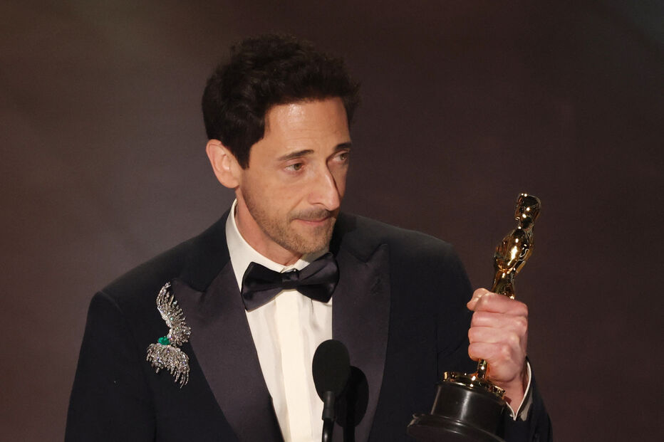 Adrien Brody vence o Óscar de Melhor Ator