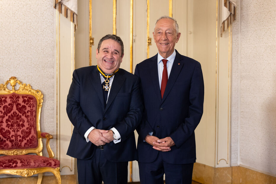 Fernando Mendes e o Presidente da República