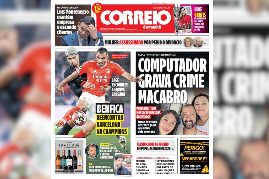 Capa do CM: Montenegro mantém empresa e esconde clientes