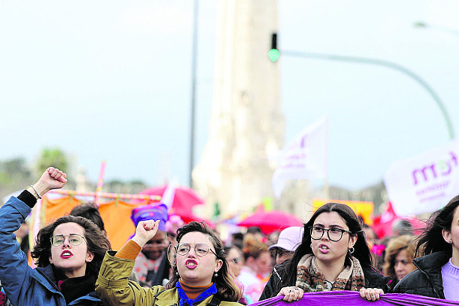Protesto em Lisboa