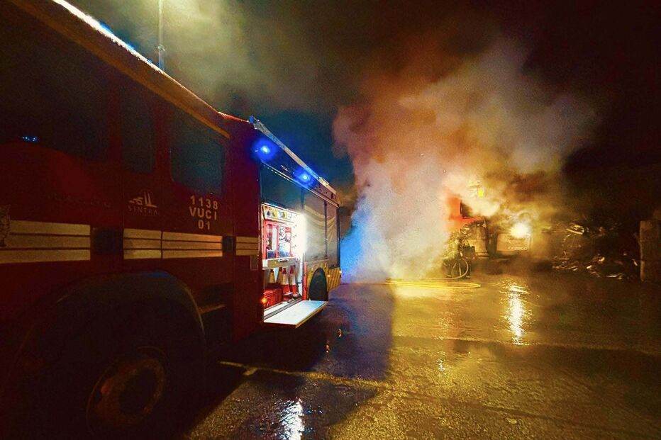 Incêndio na Agualva