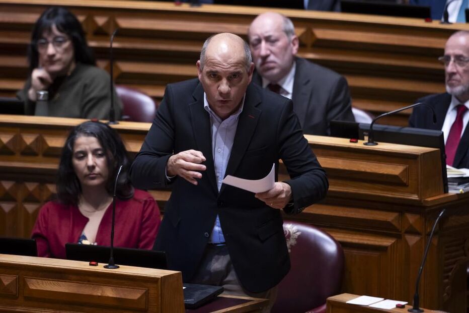 Paulo Raimundo, do PCP, no debate da moção de confiança ao Governo