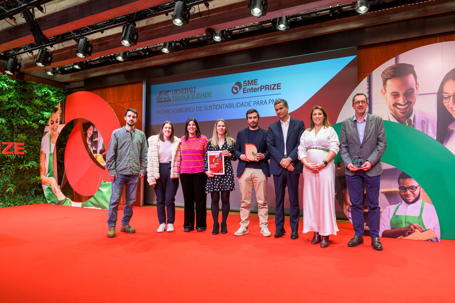 Equipa da EcoX com os responsáveis da Generali Tranquilidade