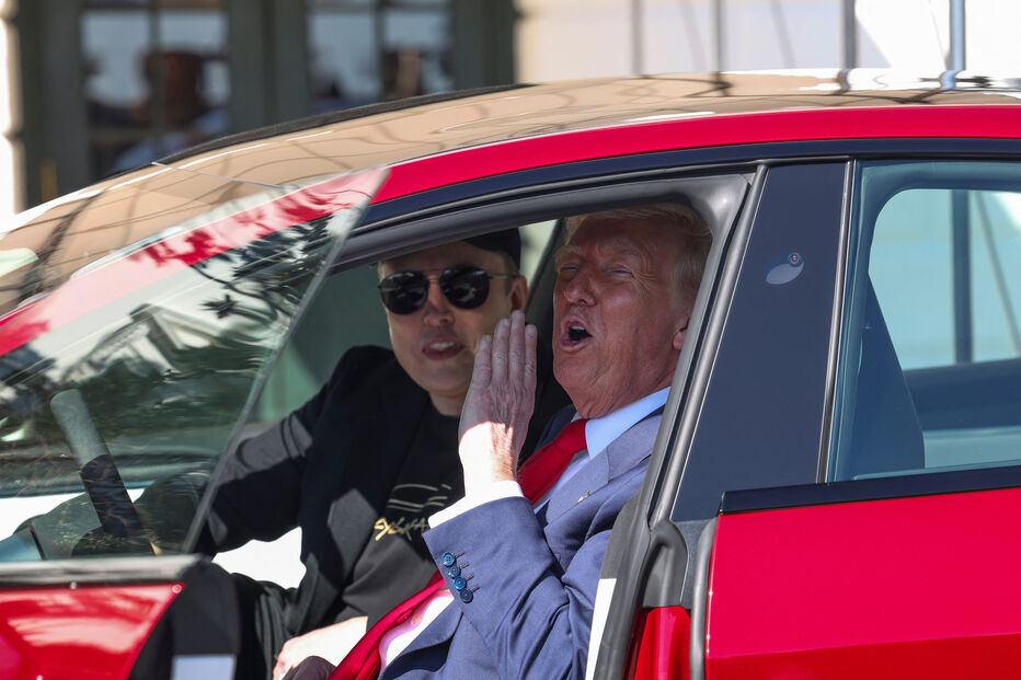 Donald Trump e Elon Musk no 